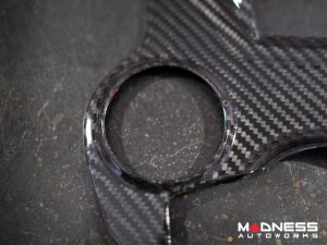 Alfa Romeo Giulia Shift Gate & Stereo Control Trim - Carbon Fiber - Pre '20 - Feroce Carbon Alfa Romeo Giulia Shift Gate & Stereo Control Trim - Carbon Fiber - Pre '20 - Feroce Carbon